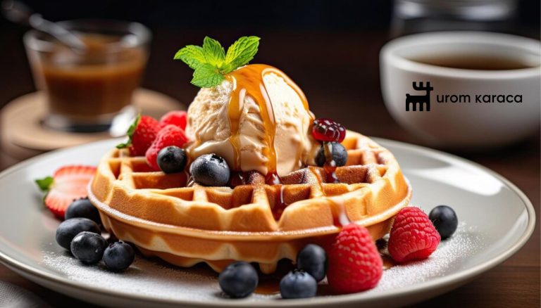 وافل را چگونه بخوریم