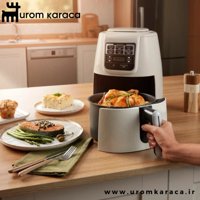 هواپز وسرخ کن کاراجا‌ Air pro cook köz Xl کرم