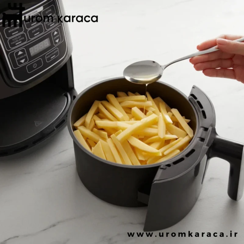 هواپز وسرخ کن کاراجا‌ Air pro cook köz Xl کرم