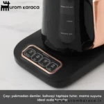 چایساز و قهوه ساز سخنگو کاراجا Caysever Robotea Pro Quartz مشکی مسی