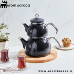 کتری قوری کاراجا kristal مشکی