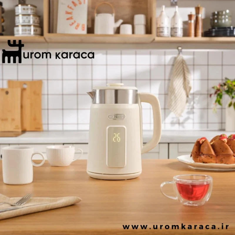 کتری برقی کاراجا Multiboil Retro Cool Touch کرم
