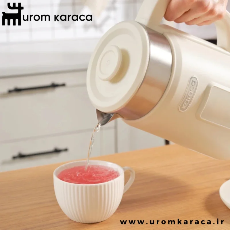 کتری برقی کاراجا Multiboil Retro Cool Touch کرم