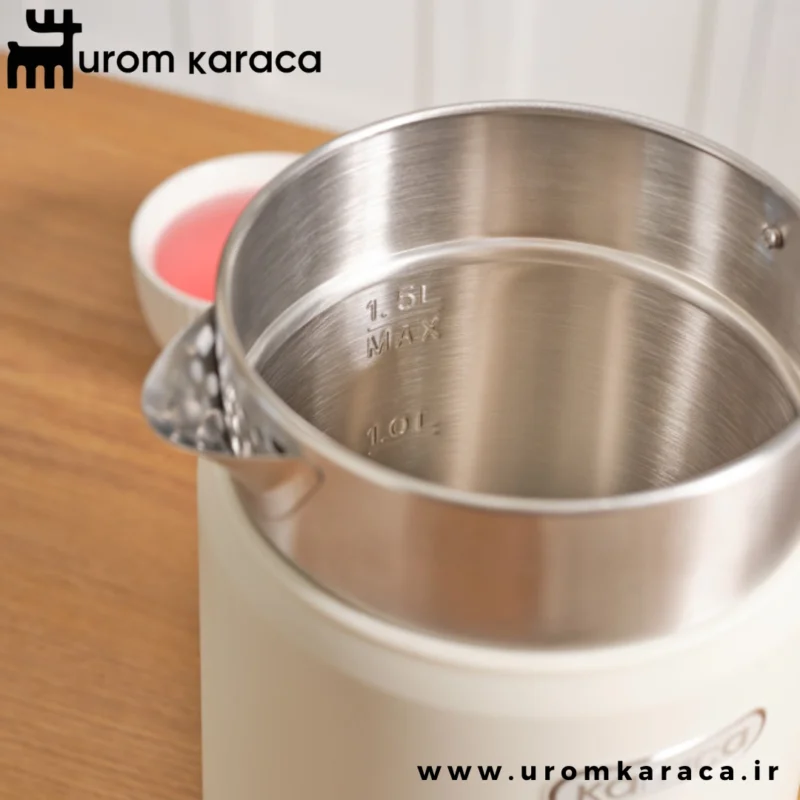 کتری برقی کاراجا Multiboil Retro Cool Touch کرم