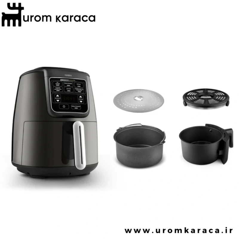 هواپز و سرخ کن سخنگو کاراجا Connect Air Pro Cook XL طوسی
