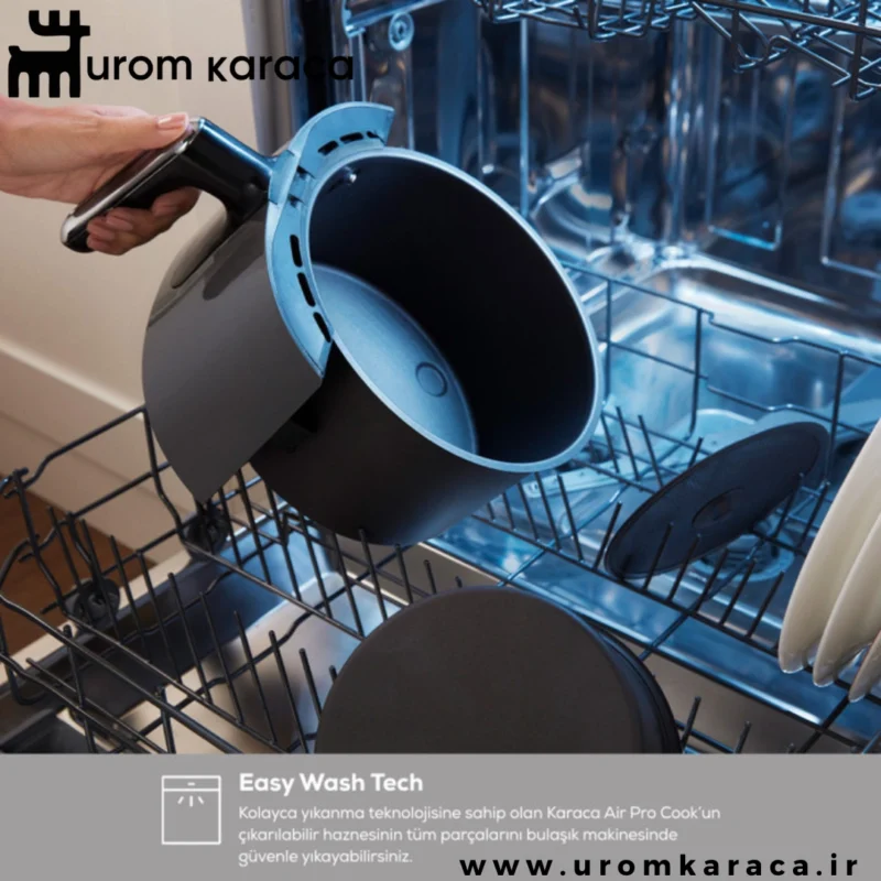 هواپز و سرخ کن سخنگو کاراجا Connect Air Pro Cook XL طوسی