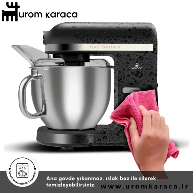 همزن کاسه دار کاراجا Mastermaid Chef Pro مشکی براق