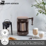 قهوه ساز پنج کاره کاراجا Hatir Barista قهوه ای گردویی