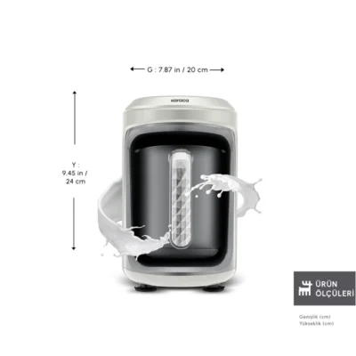 قهوه ساز چهار کاره کاراجا Hatir Hups Quartz سفید