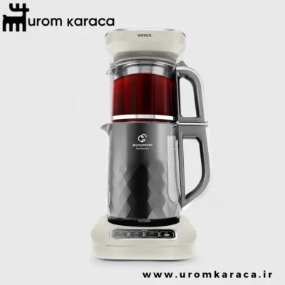 چایساز و قهوه ساز سخنگو کاراجا Caysever Robotea Pro Quartz کرم روشن