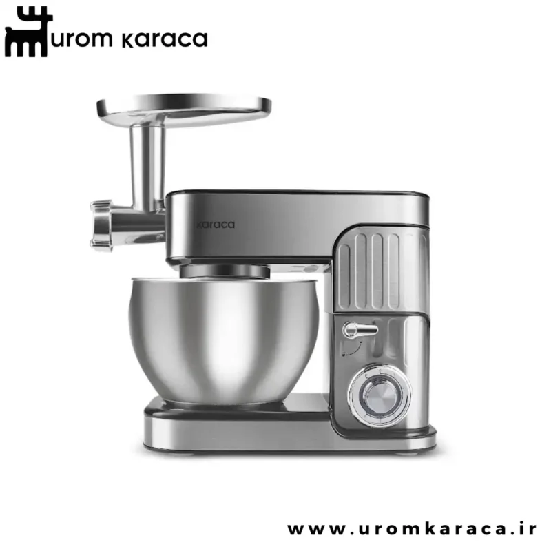 چرخ گوشت و همزن کاراجا Inoxchef Pro نقره ای ۷ لیتر - Image 1