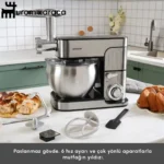 چرخ گوشت و همزن کاراجا Inoxchef Pro نقره ای ۷ لیتر - Image 4