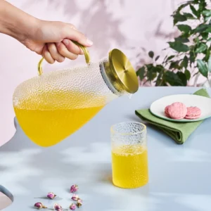 ست لیوان و پارچ 7 پارچه کاراجا Como طلایی