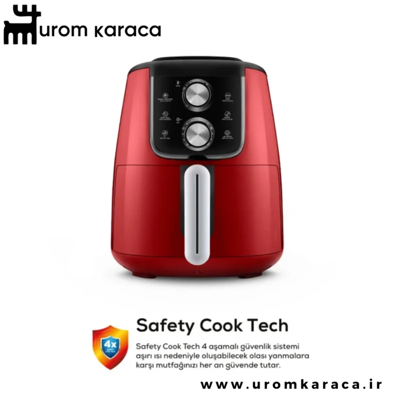 هواپز و سرخ کن کاراجا Air Pro Cook Manuel XL قرمز