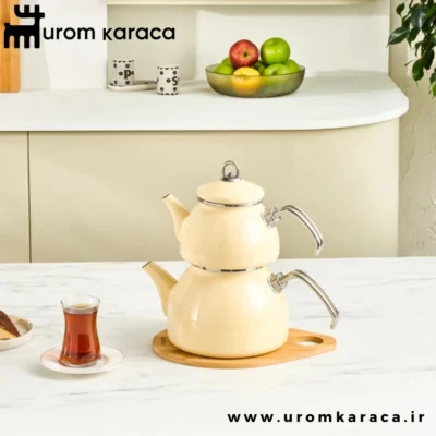کتری قوری لعابی کاراجا Erva کرم