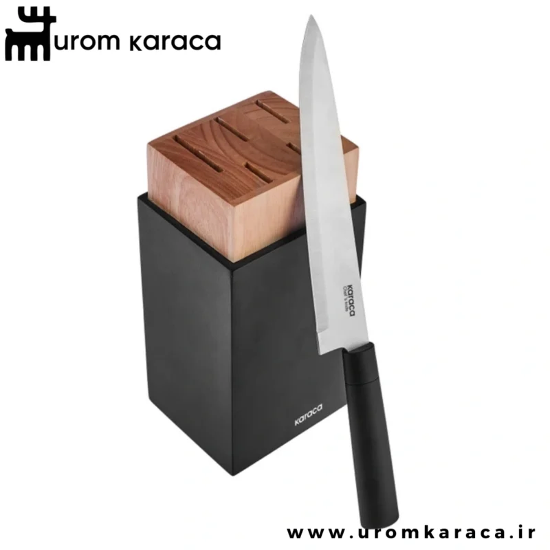 سرویس چاقو 6 پارچه کاراجا Viego مشکی
