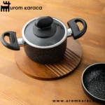 سرویس قابلمه کوچک 4 پارچه گرانیت امسان Vega مشکی