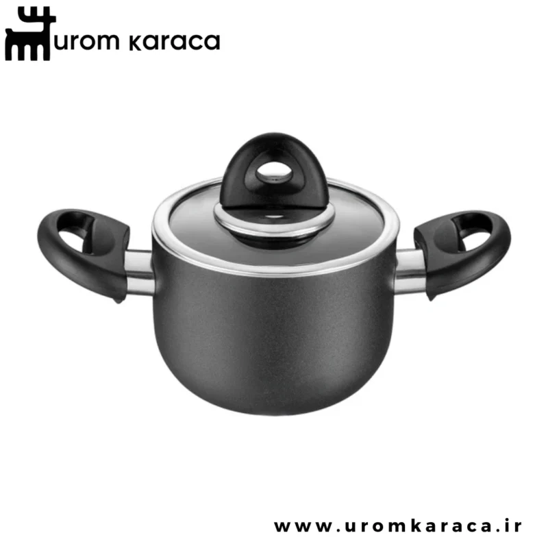 سرویس قابلمه کوچک 4 پارچه گرانیت امسان Vega مشکی