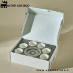 سرویس قهوه خوری ۶ پارچه کاراجا Helenistik چند رنگ 80 میلی