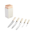 سرویس چاقو 6 پارچه کاراجا Viego کرم - تصویر 3