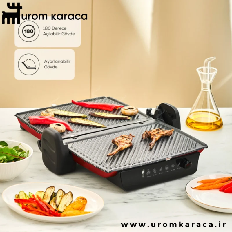 ساندویچ ساز و گریل کاراجا Crust Grill قرمز