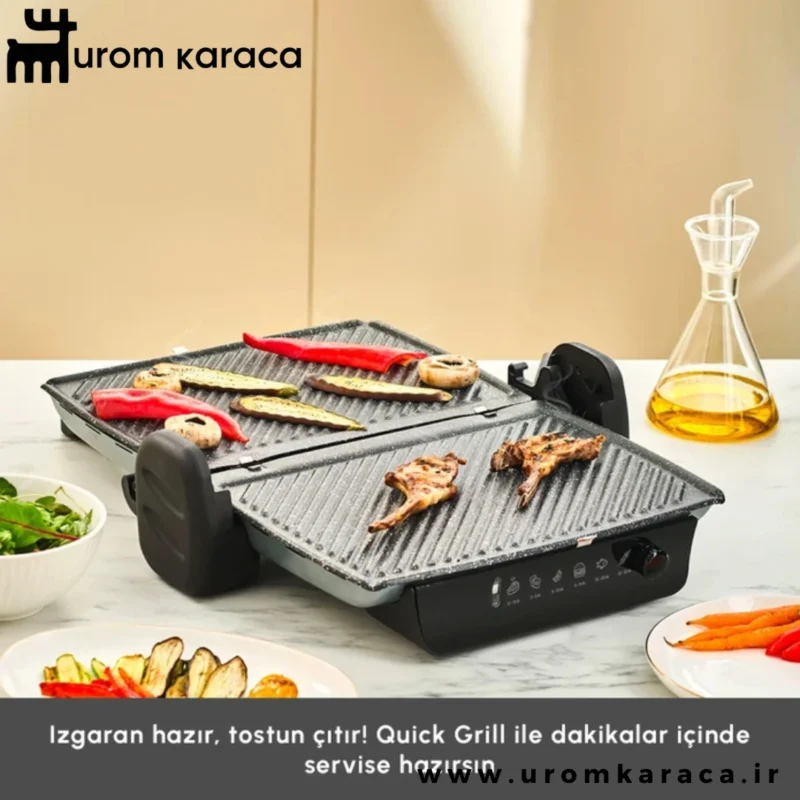 ساندویچ ساز و گریل کاراجا Crust Grill خاکستری