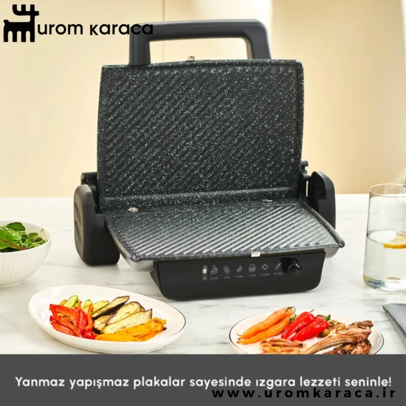 ساندویچ ساز و گریل کاراجا Crust Grill خاکستری
