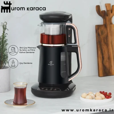 چایساز و قهوه ساز سخنگو کاراجا Robotea 3 in 1 مشکی رزگلد