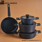 سرویس قابلمه 7 پارچه کاراجا بیو دایموند Regnum مشکی
