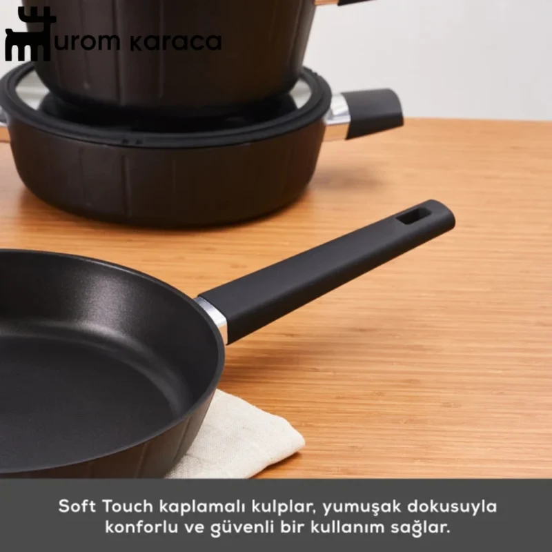 سرویس قابلمه 7 پارچه کاراجا بیو دایموند Regnum مشکی