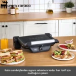 ساندویچ ساز و گریل کاراجا Gastro Classic مشکی مات