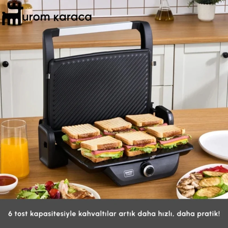 ساندویچ ساز و گریل کاراجا Gastro Classic مشکی مات
