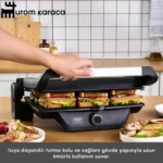 ساندویچ ساز و گریل کاراجا Gastro Classic مشکی مات