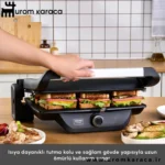 ساندویچ ساز و گریل کاراجا Gastro Classic مشکی مات