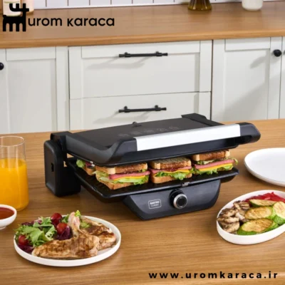 ساندویچ ساز و گریل کاراجا Gastro Classic مشکی مات