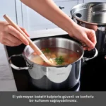 سرویس قابلمه استیل 8 پارچه کاراجا Burgaz - Image 5