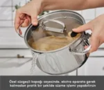 سرویس قابلمه استیل 8 پارچه کاراجا Burgaz - Image 7