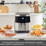 هواپز و سرخ کن هوشمند کاراجا Gourmet 9L نقره ای