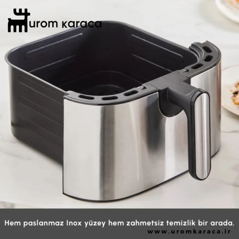 هواپز و سرخ کن هوشمند کاراجا Gourmet 9L نقره ای