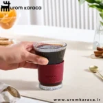 لیوان کاراجا Leather Cool Touch حجم 210 میلی قرمز
