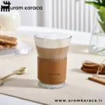 لیوان کاراجا Leather Cool Touch حجم 210 میلی قهوه ای