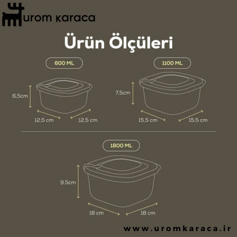 ظرف نگهدارنده 6 عددی Vienev وینف آبی - Image 3