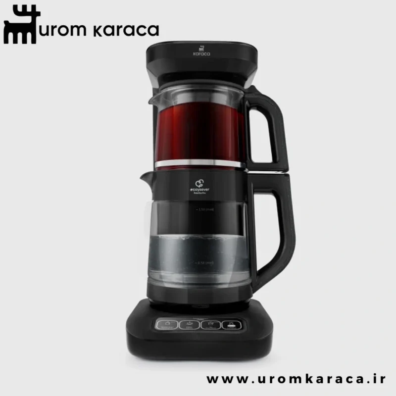 چایساز و قهوه ساز سخنگو کاراجا Caysever Robotea Pro 4 in 1 مشکی براق