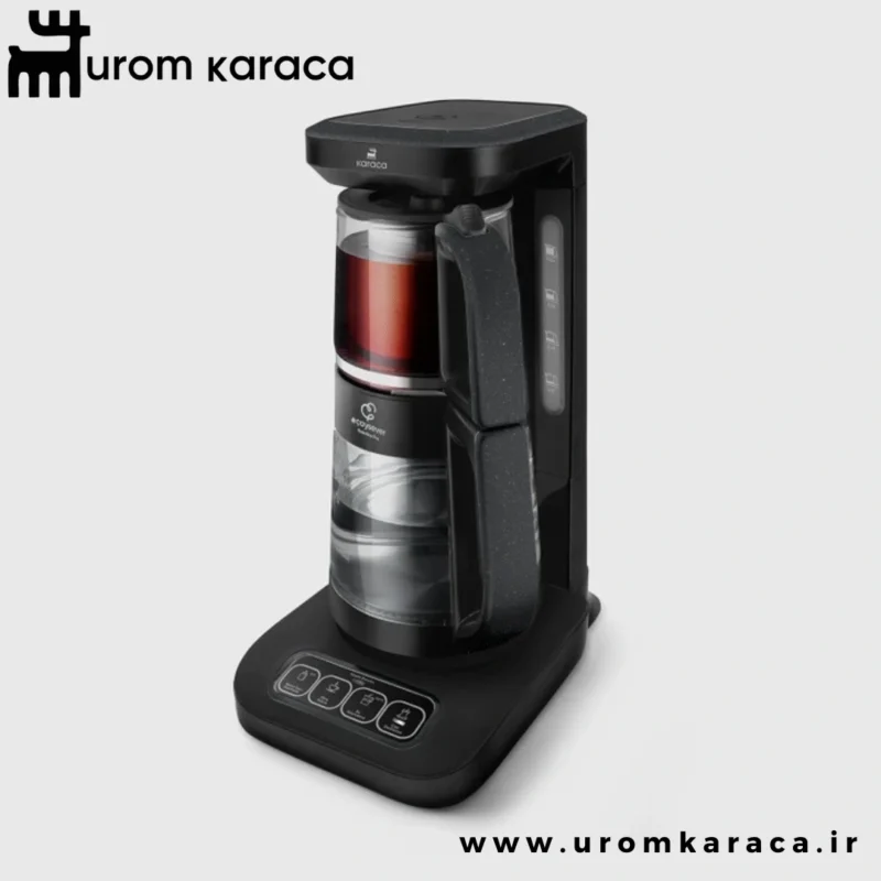 چایساز و قهوه ساز سخنگو کاراجا Caysever Robotea Pro 4 in 1 مشکی براق