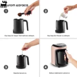 قهوه ساز ترک کاراجا Hatır Hups Aroma صورتی
