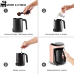 قهوه ساز ترک کاراجا Hatır Hups Aroma رزگلد