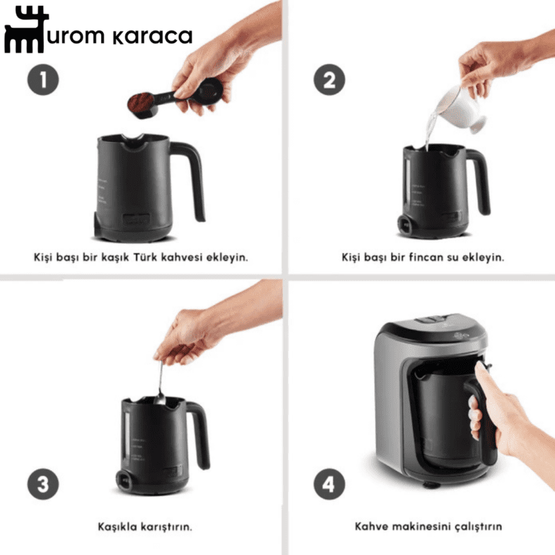 قهوه ساز ترک کاراجا Hatır Hups Aroma طوسی