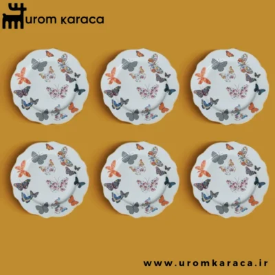 سرویس شیرینی خوری 6 پارچه کاراجا Kelebek