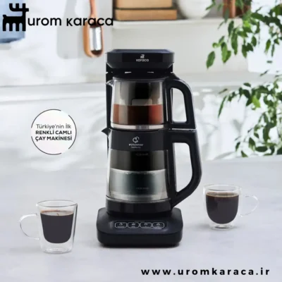 چایساز و قهوه ساز سخنگو کاراجا Caysever Robotea Pro 4 in 1 مشکی براق