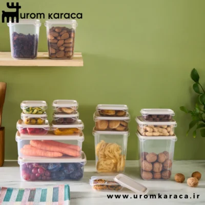 ظرف نگهدارنده 17 عددی کاراجا Multı کرم
